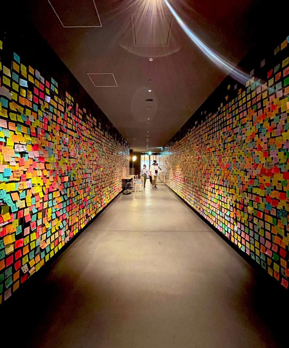 Subway Therapy — sticky notes and conversations in public space